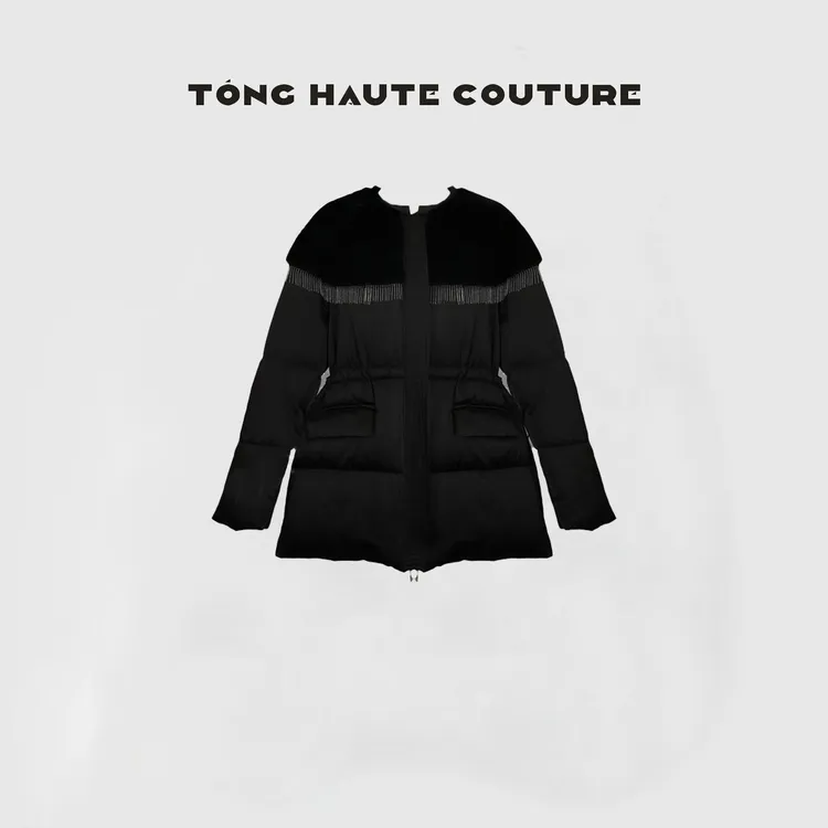 【奢享柔暖】羊皮毛一体皮草拼接鹅绒羽绒服 YW272