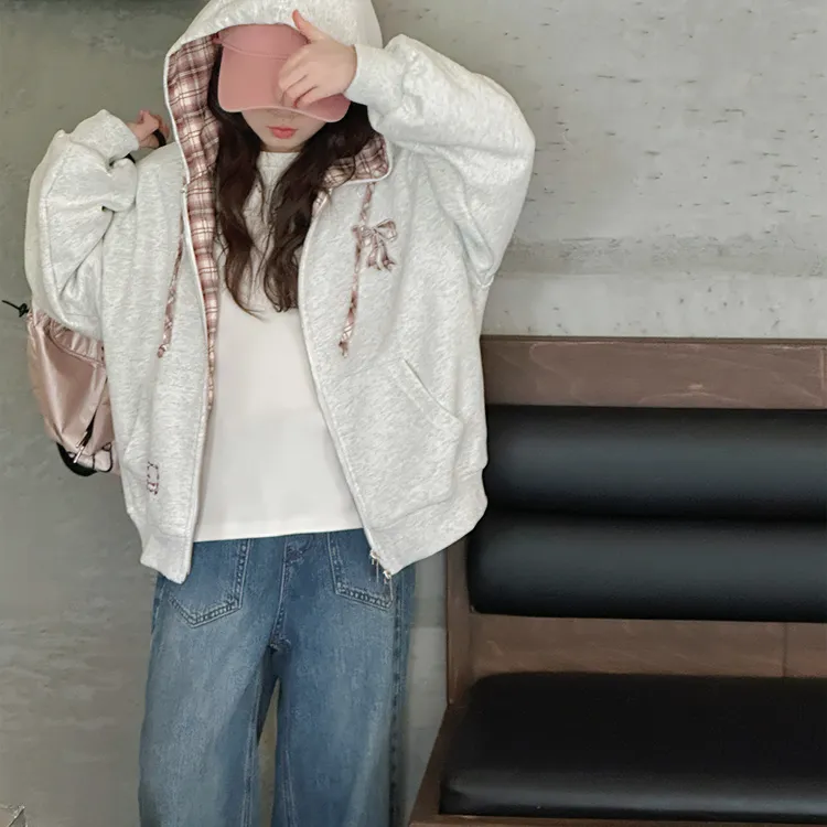 8-15岁中大童女童外套秋装洋气韩版休闲百搭儿童连帽上衣秋季新款