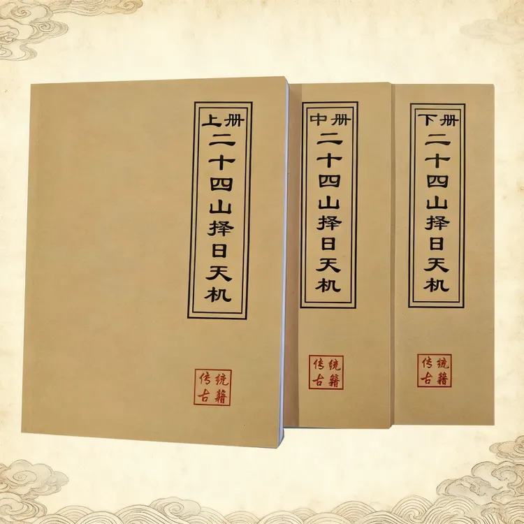 二十四山择日天机（共三册） 胶装版本  老师傅必备好书