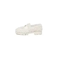 【mimius】U 香奶奶滑雪系列羊毛乐福鞋(跟高2.5cm) WG10312