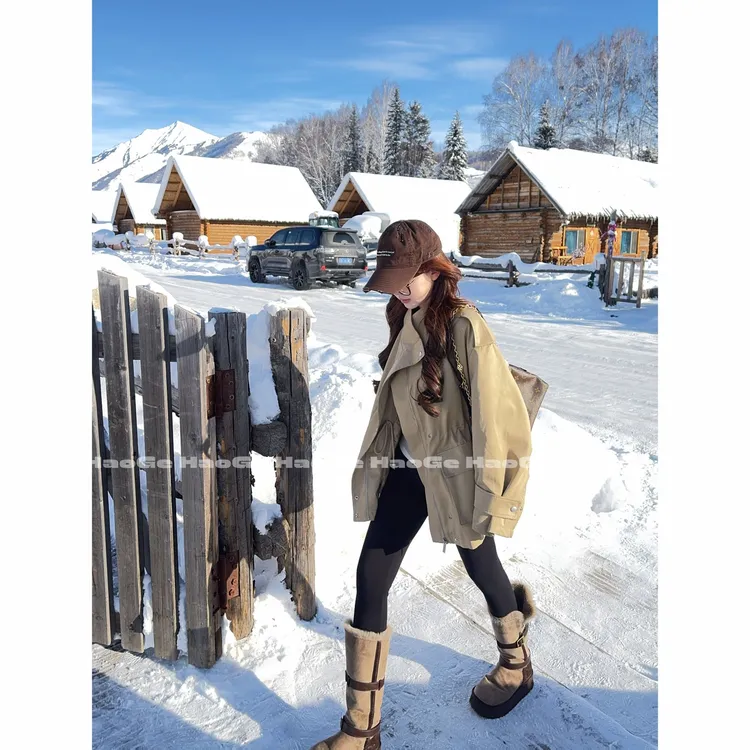 浩哥严选●风衣羽绒服预HGD5YRF8755A保暖秋冬百搭女士韩版设计款