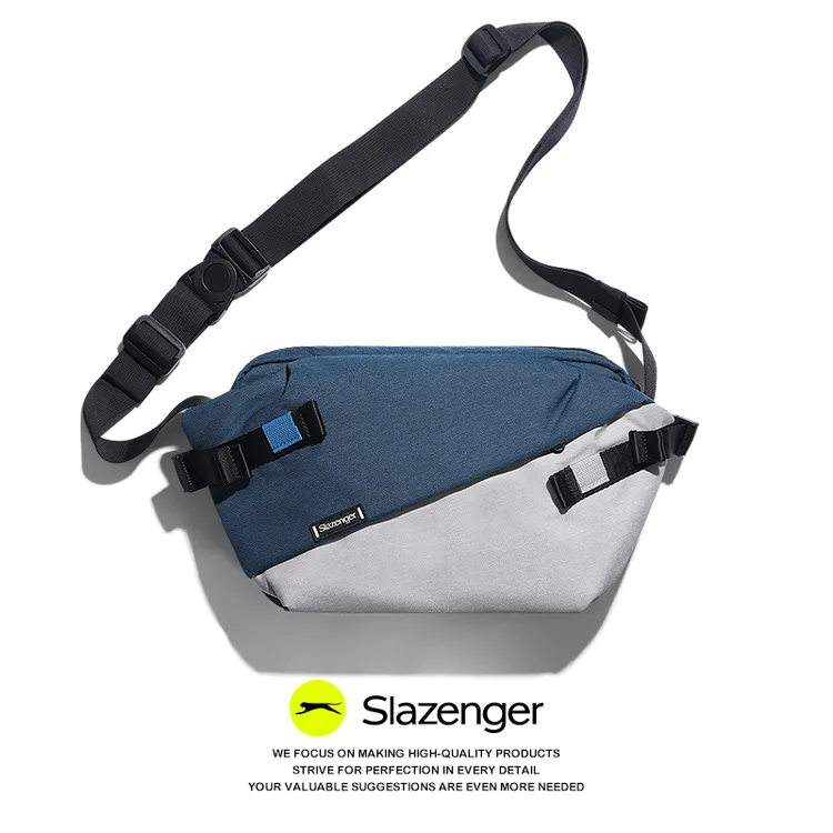Slazenger/史莱辛格潮牌包ins运动机能包单肩包斜挎包男邮差包男