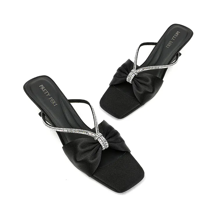 【跟高6cm】2025年夏季新款露趾方头坡跟时尚百搭高跟凉鞋外穿