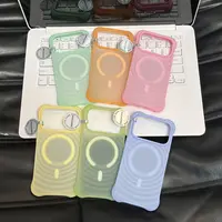 磁吸波漾半透液态硅胶一体ai按键适用苹果iPhone17promax手机壳