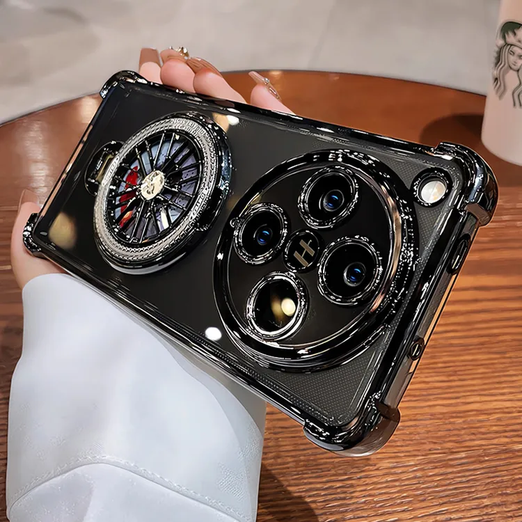 解压陀螺支架适用OPPOfindx8s/s+手机壳x8ultra气囊防摔pro透明壳