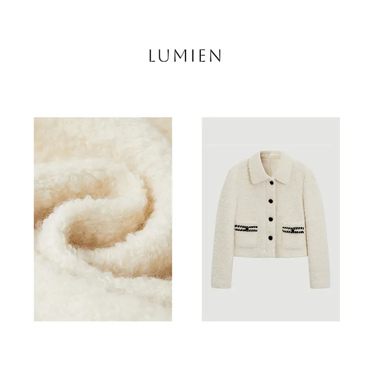 【LUMIEN】香系小千金圈圈呢外套LX4LWW033
