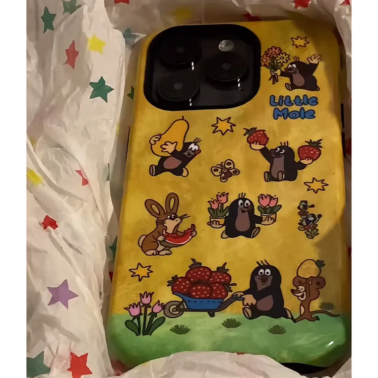 BANCA鼹鼠和朋友适用苹果16/15promax菲林手机壳华为vivo小米oppo