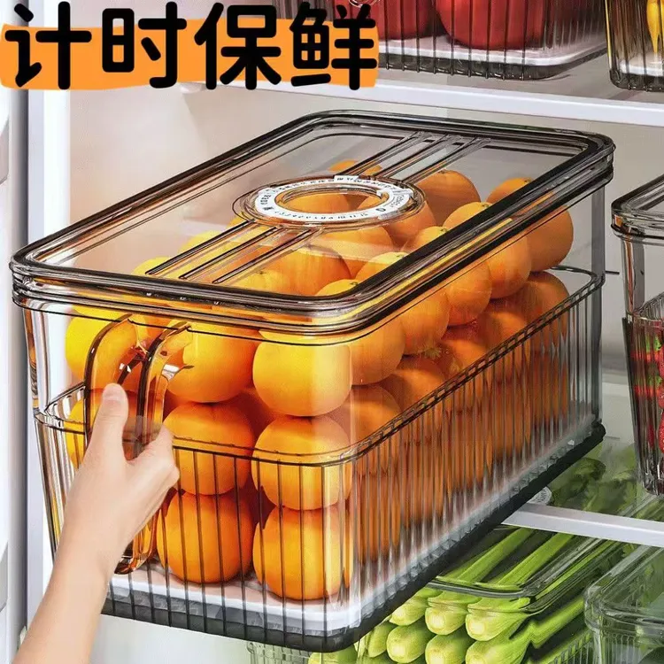 寻亦冰箱收纳盒整理盒食品级保鲜盒鸡蛋水果厨房专用冷冻储物盒