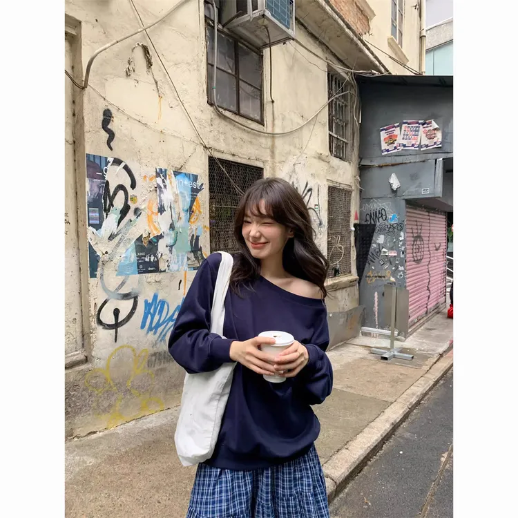 老钱风松弛感女装贵气K半身裙2025春季新款韩版清新格子设计感拼