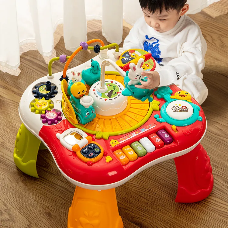 多功能宝宝游戏桌儿童积木太空沙桌婴儿玩具台0早教2学习桌1一3岁