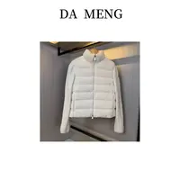 【鹅绒-Ｍ蒙】原标M蒙家网红款徽章刺绣羊毛拼接中厚款鹅绒服