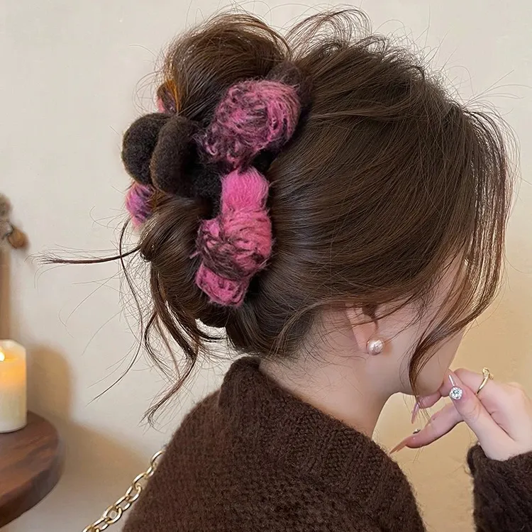 复古蝴蝶结后脑勺发夹鲨鱼夹发量大头发抓夹女2025新款高级感发饰