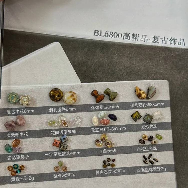 BL5800高精品·复古毕加索饰品（满28元包邮，偏远除外）美甲饰品