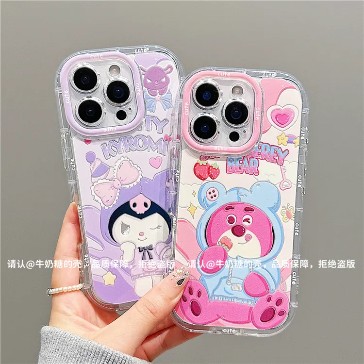 泡芙羽纱适用苹果16/iPhone/华为荣耀/OPPO/VIVO/小米/手机壳爆款