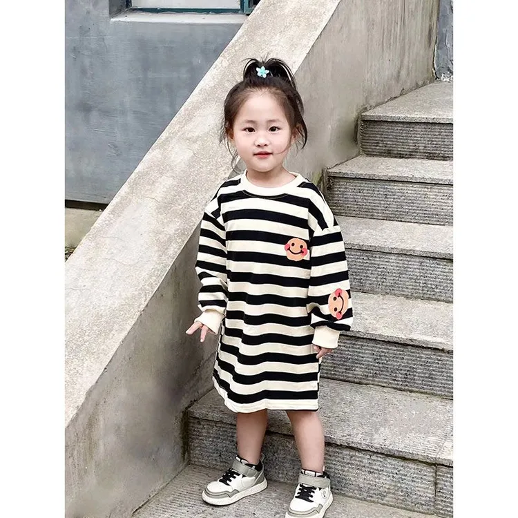 女童裙子秋冬装2025新款洋气宝宝连衣裙可爱女孩长袖卫衣裙童装潮