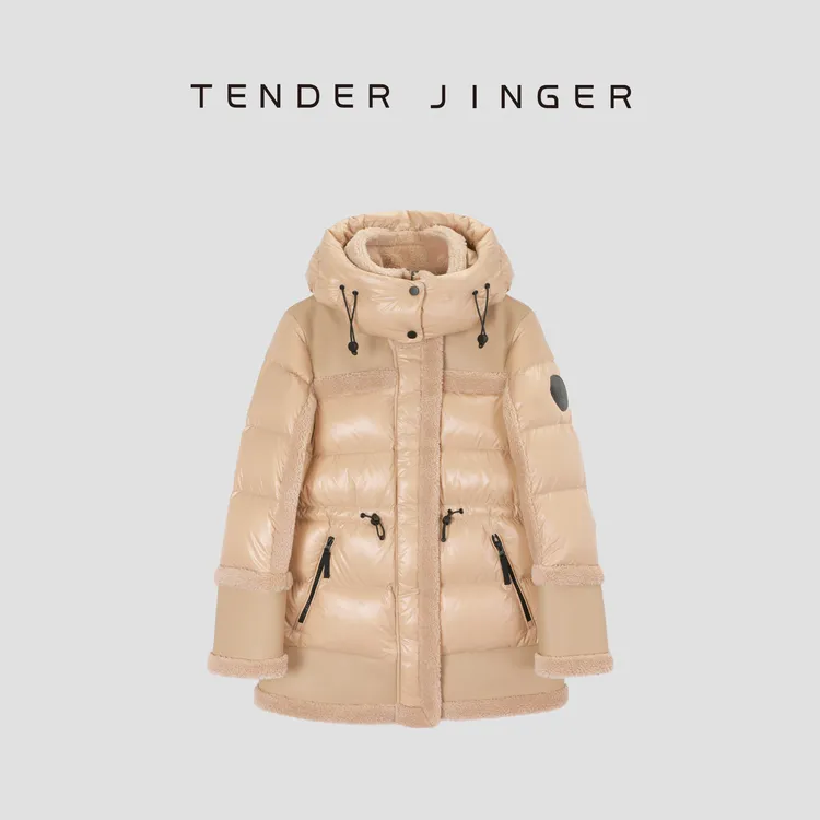 Tender Jinger【暖冬】经典保暖拼接羽绒服外套T52YRK232K