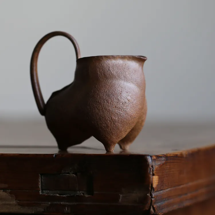 【昂然而立】“树屿集” 手工精制《羊驼公道》宜兴紫砂公道杯 138cc