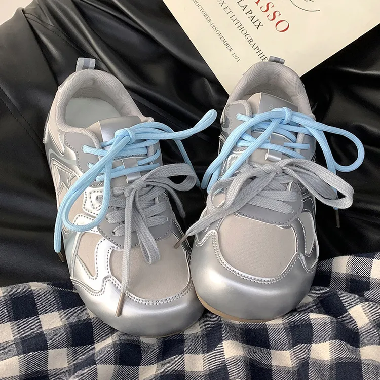 粉灰色低帮时尚青春款复古2873百搭系带潮流港风新款小众休闲板鞋