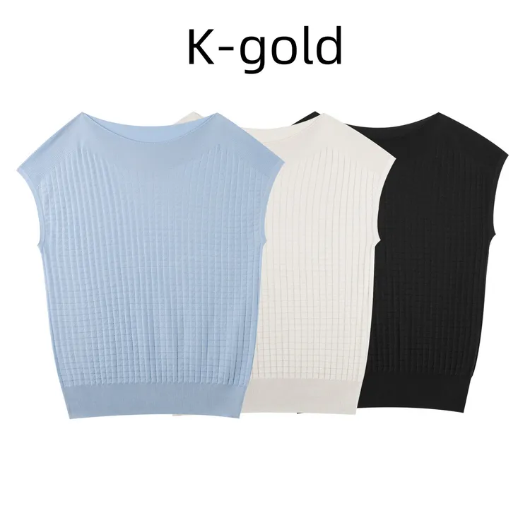 醋酸天丝2025夏季新款新款针织衫T恤纯色经典宽松薄款百搭女上衣