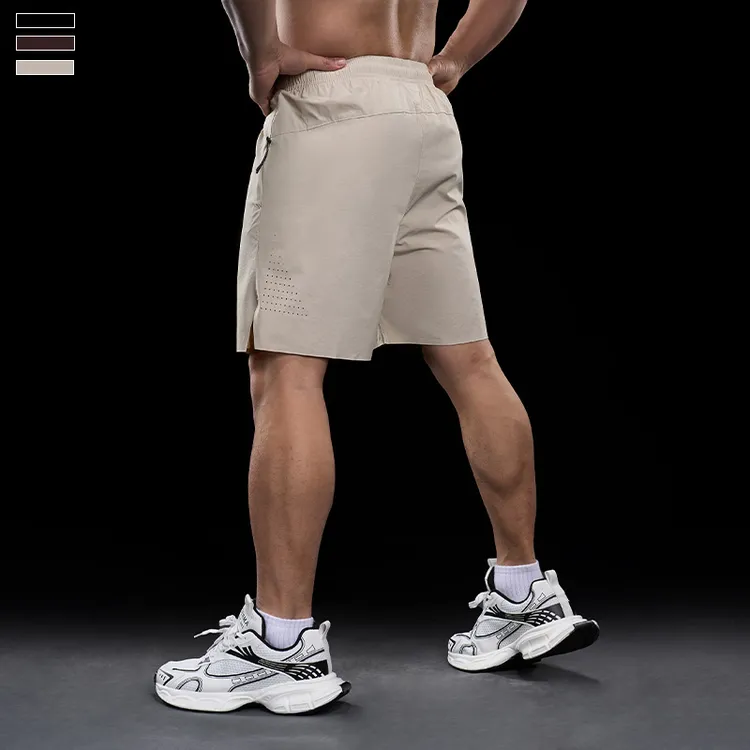 霸道肌肉 夏季男士运动健身房短裤男跑步训练裤子微弹休闲裤速干