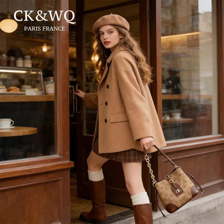 CK&WQ包包女款爆款2025秋冬新款 时尚气质百搭轻奢单肩斜挎腋下包