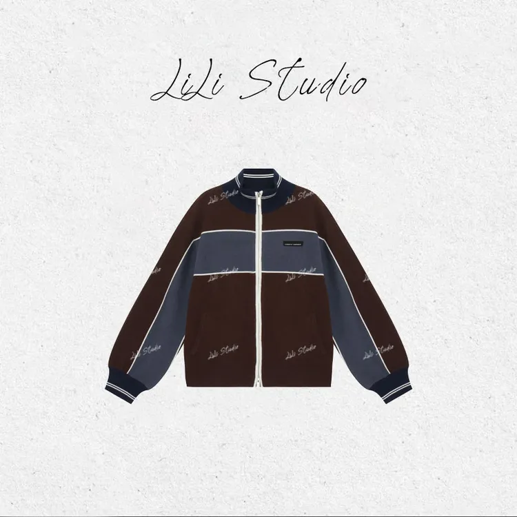 PCNY丨不理理「棕潮象限」进口美利奴超细羊毛撞色针织开衫女