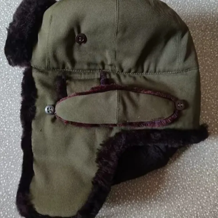 004（羊剪绒皮帽）带护鼻护耳