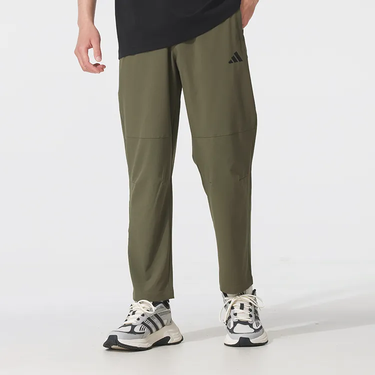 adidas阿迪达斯男装梭织长裤2025新款运动裤时尚直筒休闲裤KC2878