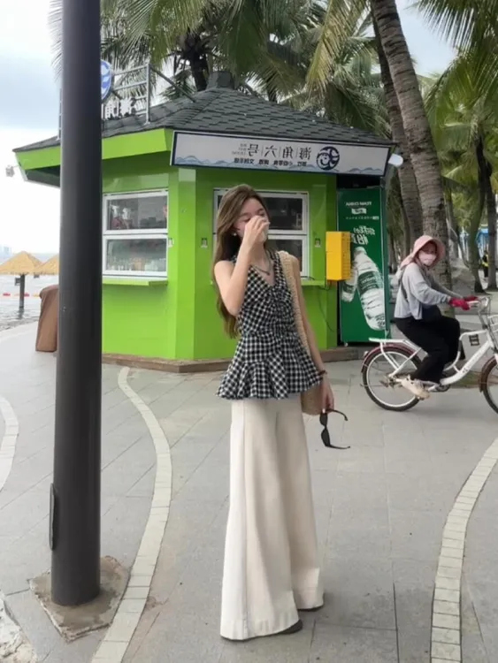 辣妹风小香风复古风背心夏季纯欲风显瘦时尚通勤高腰气质针织百搭