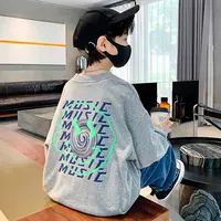 男童卫衣长袖秋装2024新款帅气中大童春秋季上衣男孩