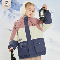 BOBDOGHOUSE新款中长款冬季白鸭绒羽绒服90绒男女同款BX4FU650