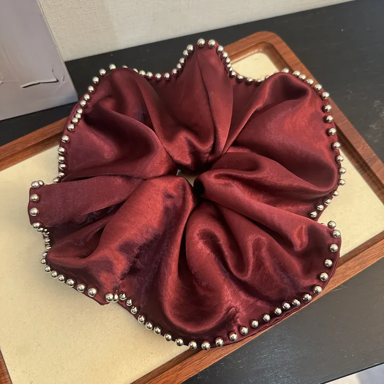 女复古宫廷日韩甜美风发圈发绳手工优雅百搭丝绒