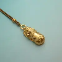 铜合金项链 【晨老板】N 复古貔貅纳财项链69253528