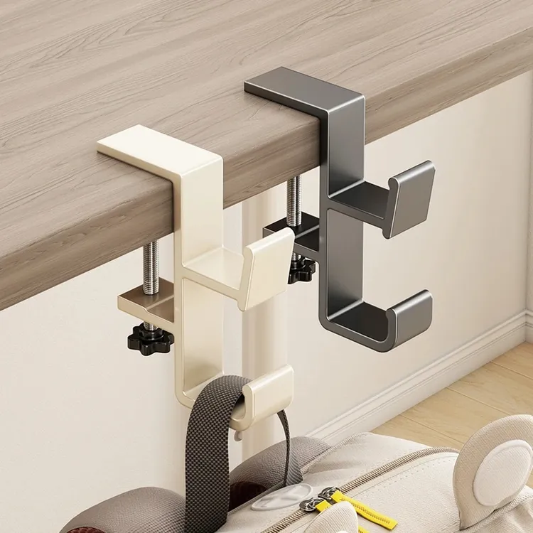 书包挂钩学生书桌边挂书包免打孔强力承重宿舍办公桌无痕挂包神器