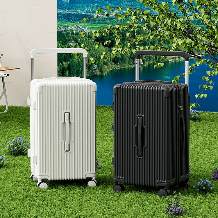 宽拉杆行李箱女20寸登机箱大容量防爆拉链旅行箱五轮28拉杆箱男