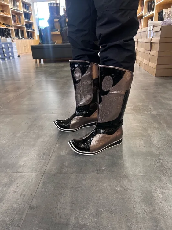 情侣款舞台靴蒙古靴