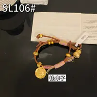 手链 XIMAN（9XSL106#）巨好看 复古编织葫芦跑环百搭手链9-27