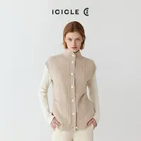 【9.17上新】ICICLE之禾25早秋新品【不染色系列】原色系羊绒针织开衫