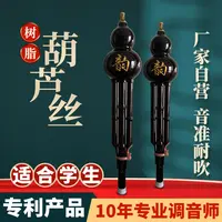 工厂树脂葫芦丝 初学者仿黑檀木带韵字降BC调普及型葫芦丝