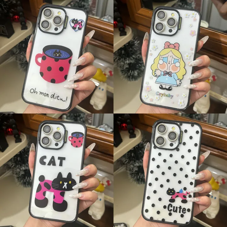 潮牌元气壳LUCKYCASE系列iphone16promax手机壳适用苹果15防摔套