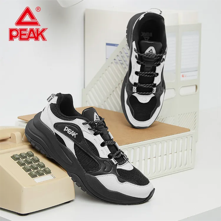 Peak/匹克经典传承系列包裹性耐磨男子防滑休闲鞋男士潮流时尚