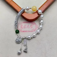 足银手链 平安富贵半镯盘缠手链D1535 MD