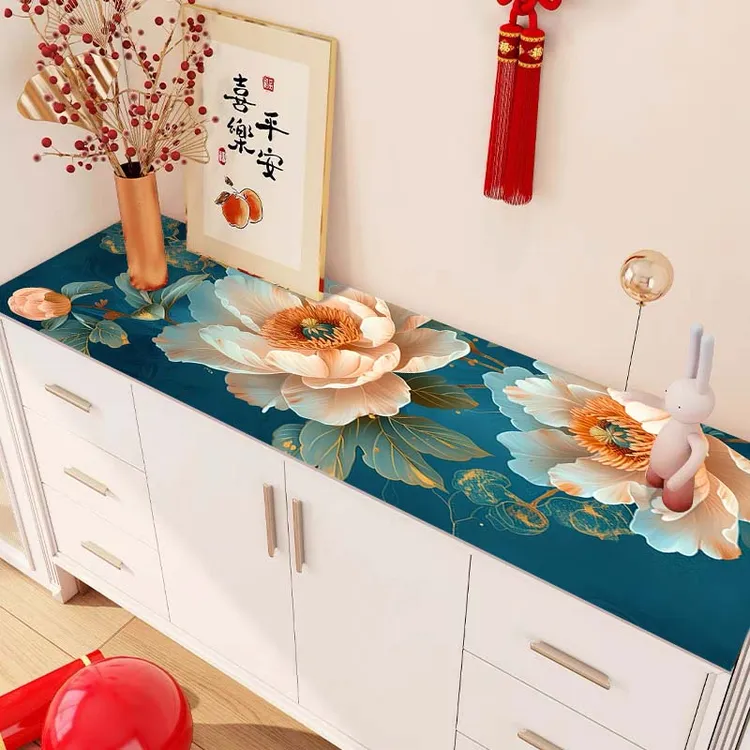 餐边柜鞋柜防脏垫电视柜吸水台面桌布茶几保护桌垫免洗玄关柜台布