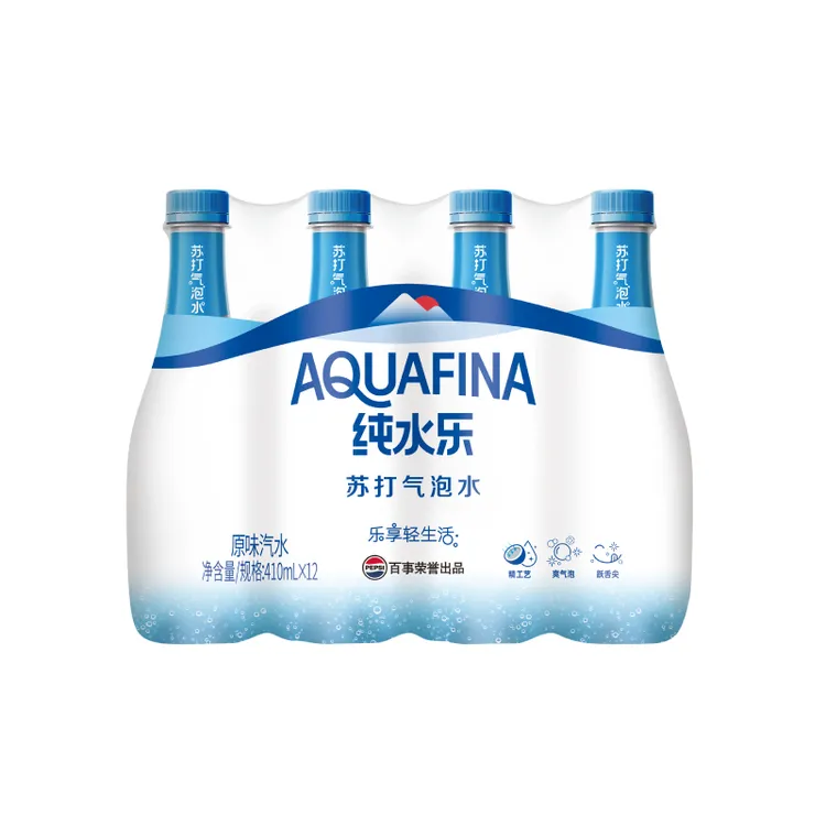 百事可乐 纯水乐苏打气泡水410ml*12瓶