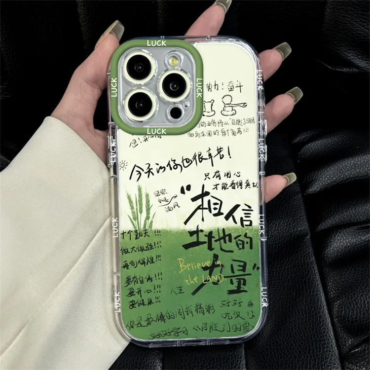 镜面泡芙十个勤天适用苹果16手机壳iphone15华为小米vivo14oppo13