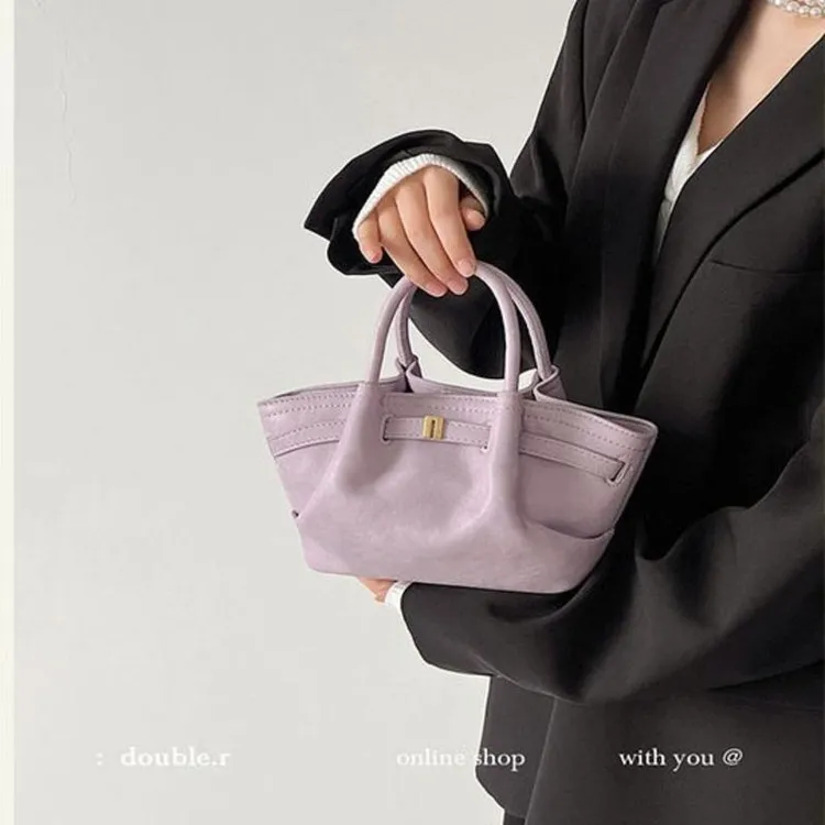 女包小众设计春暖花开2025新款托特通勤饺子女包爆款斜挎手拎包包