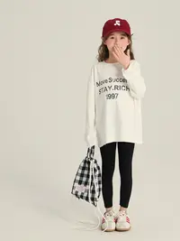 福袋女童长袖T恤白色140尺码  可换同款同颜色  25A087BAI140