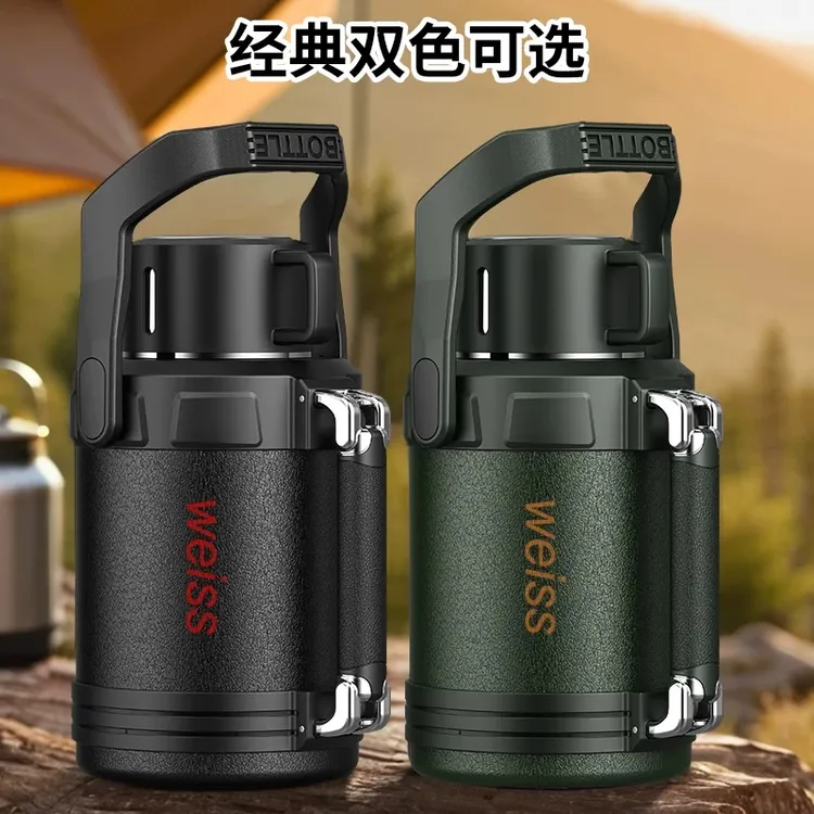 机械内盖户外运动保温内胆大容量便携手提真空大号【12号新机械壶】