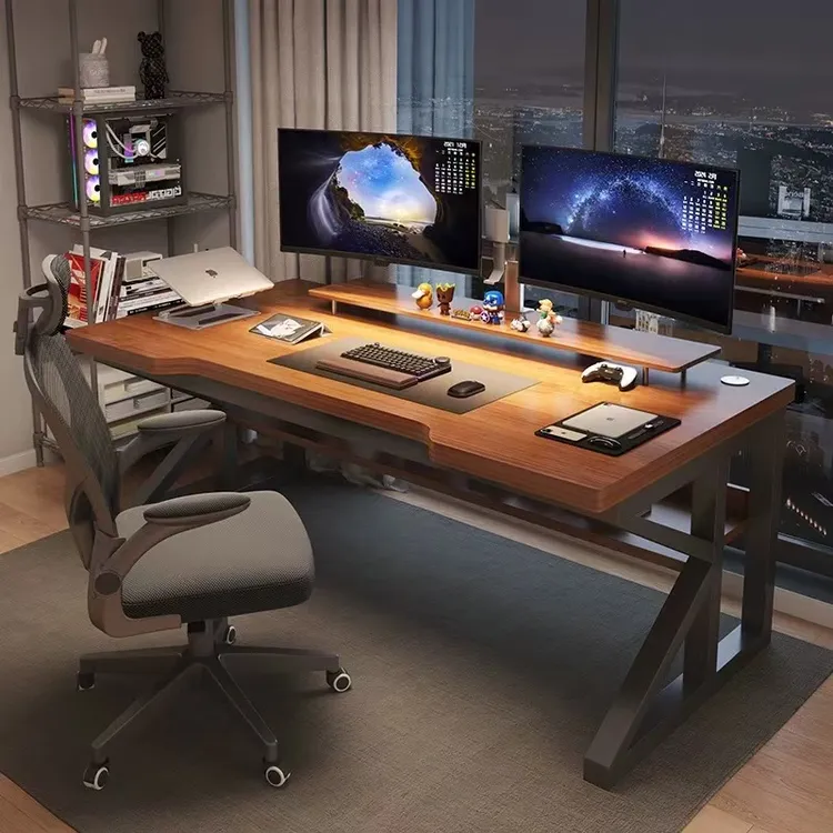 电脑桌台式电竞桌家用简易小型书桌台式桌办公桌学习桌子电脑台