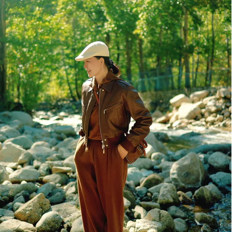 璇之恋·王璇雪国浪漫皮衣王璇原创设计